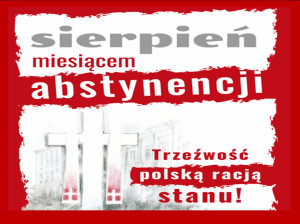 SIERPIEŃ - miesiąc trzeźwości