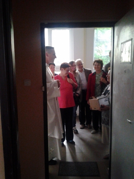 Poświęcenie sali Caritasu