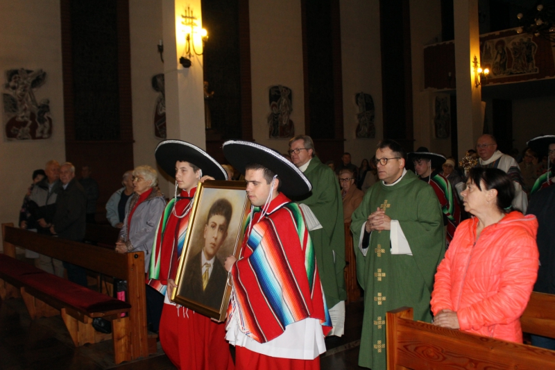 Wprowadzenie relikwii Św. Jose Sanchez del Rio