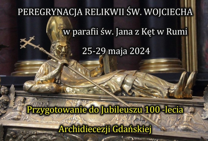 XX-lecie Poświęcenia Kościoła i peregrynacja relikwii św. Wojciecha